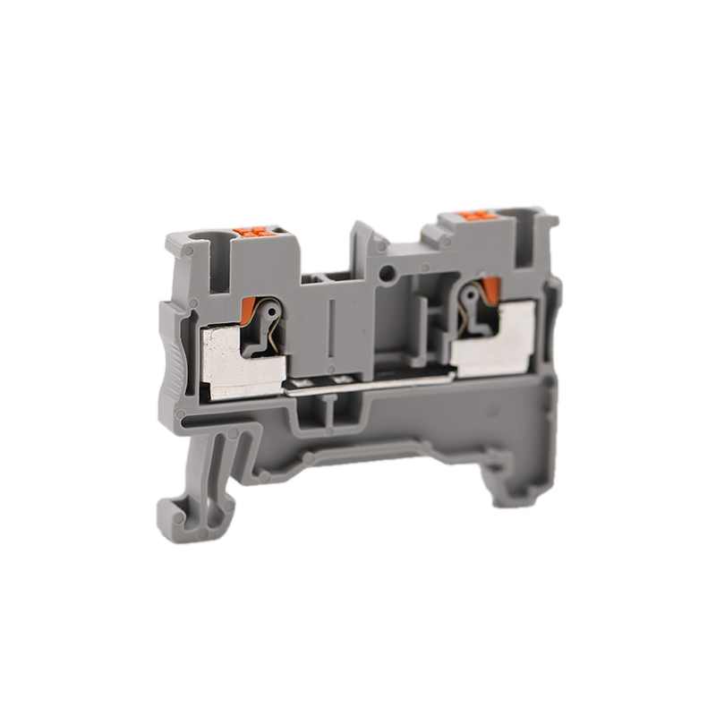 Fjær Type Rail Terminal Block Din Rail Montert